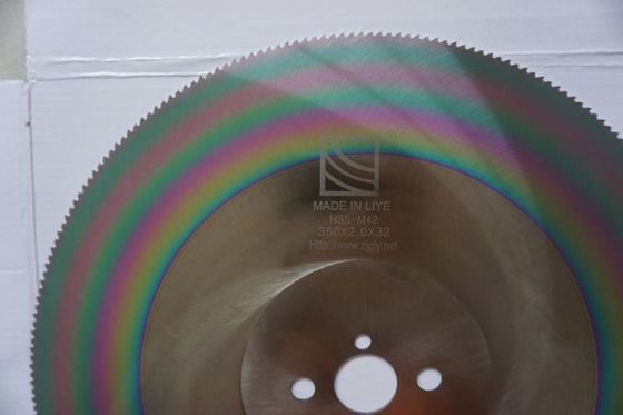 140 144 Tooth Blank Ti-Coated Hss Circular Saw Blades For Metal Cutting