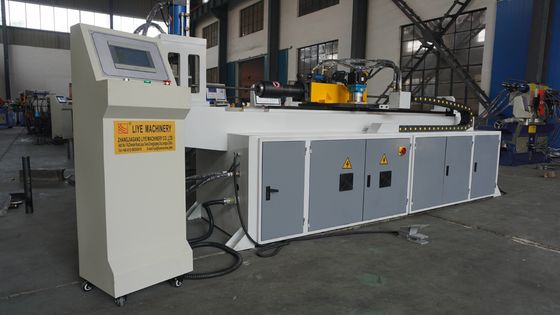 Hyraulic Pipe Hole Punching Machine Servo Motor Feeding Rotaion For Steel Pipe