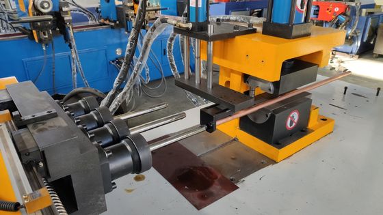 SG40NC Pipe End Forming Machine Four Station Operation For 2 Inch Steel Pipe Shrinking