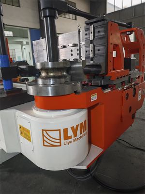 DW130CNC10A3S-T auto CNC pipe tube bending machine 5.5 inch pipe bender 10 axis with push bending